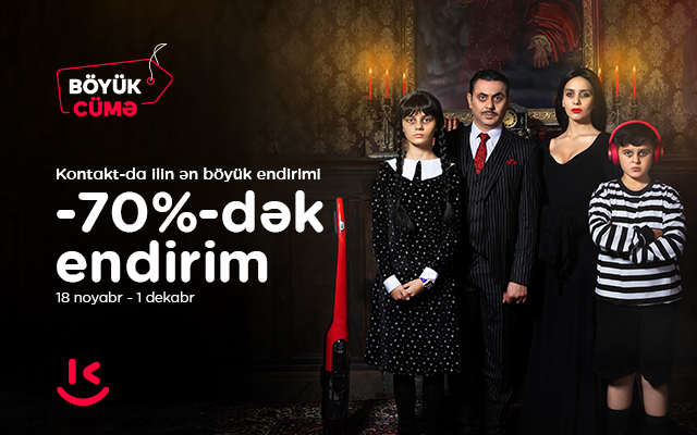 “Kontakt”da ilin ən böyük endirimləri başladı – 70%-DƏK ENDİRİM