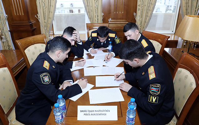 
Polis Akademiyası hüquq olimpiadasında qalib oldu- FOTO