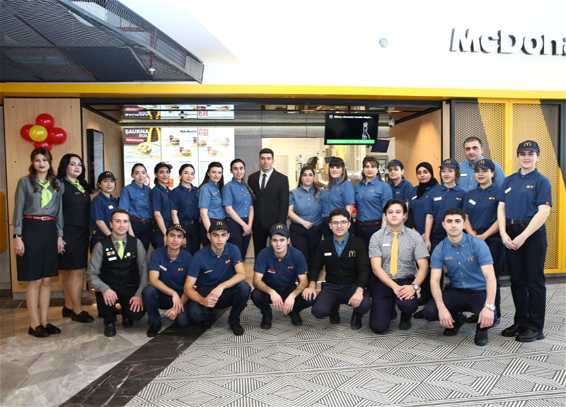 “Sevinc Mall”da “McDonald's Azərbaycan”ın yeni restoranı açılıb - FOTO