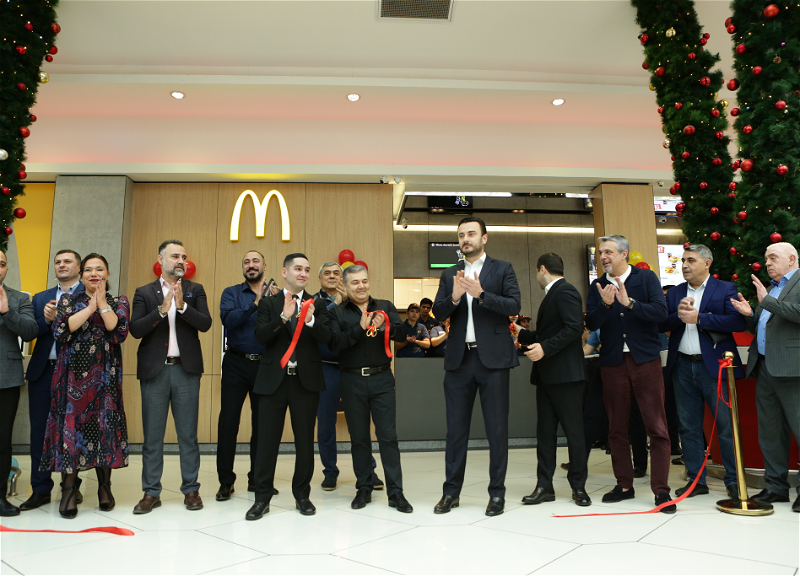 “Metropark”da yeni “McDonald’s” restoranı açıldı - FOTO