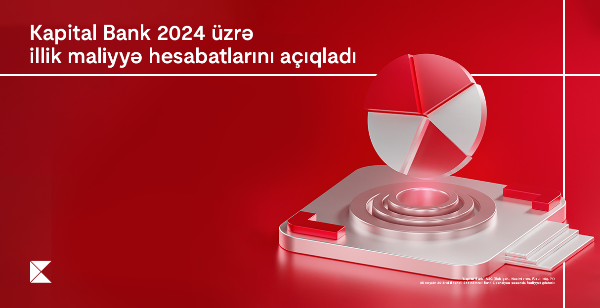 Kapital Bank 2024-cü il üzrə maliyyə nəticələrini elan etdi