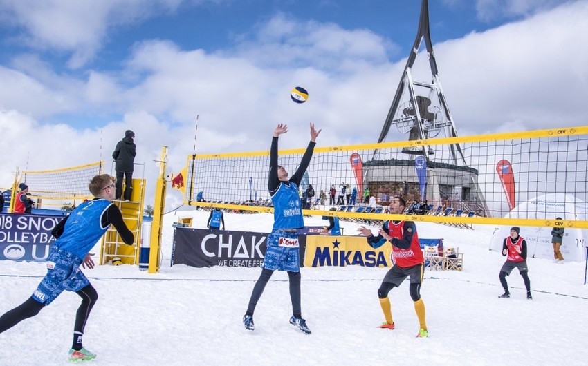 Azərbaycanda ilk dəfə qar voleybolu üzrə ölkə çempionatı keçiriləcək