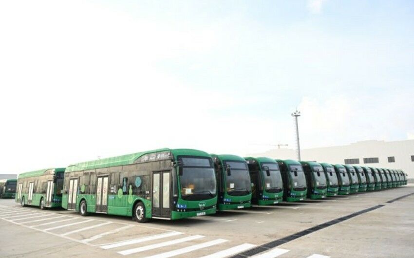 Bakıda istifadəyə verilən elektrikli avtobusların sayı açıqlandı