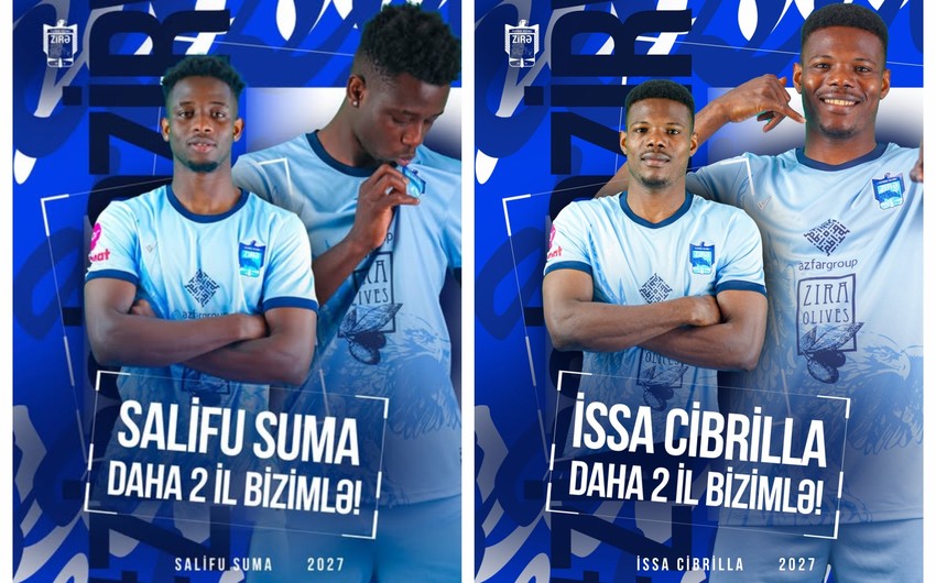 "Zirə" iki futbolçusu ilə müqavilə müddətini artırdı
