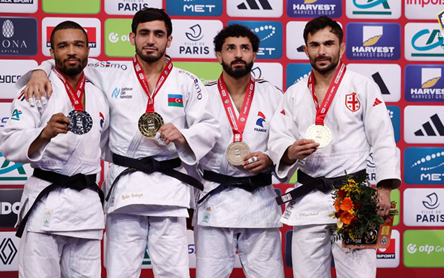 
Cüdoçumuz Parisdə qızıl medal qazandı