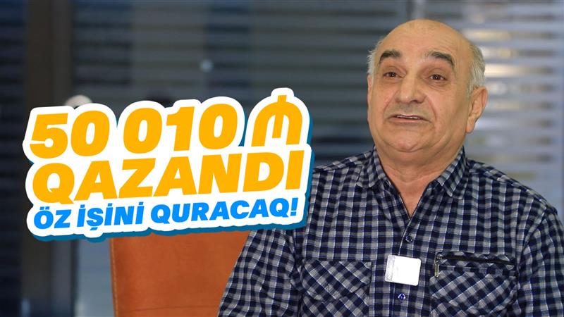 6 rəqəmi ona uğur gətirdi - Lotereyada 50 000 manat qazandı