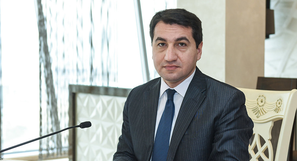 Hikmət Hacıyev Səid Xətibzadə ilə görüşdü