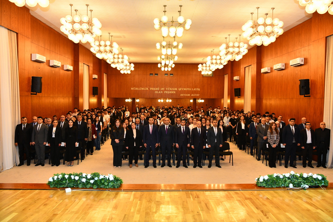 ADNSU-da “Heydər Əliyev və Azərbaycanın Suverenlik Yolu” mövzusunda tədbir keçirildi - FOTO