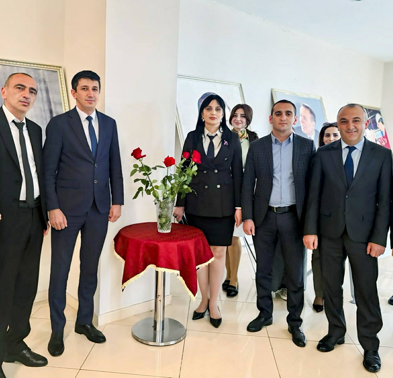 Yeni Azərbaycan Partiyasının Zaqatala Təşkilatı Heydər Əliyevin 102-ci ildönümünə həsr olunan görüş təşkil olundu - Fotolar