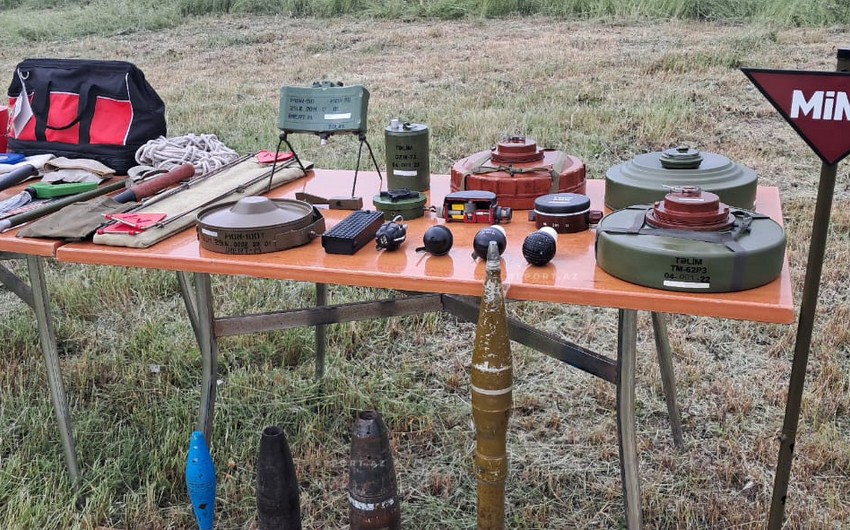 Ağdamda minalardan təmizlənən sahə açıqlanıb