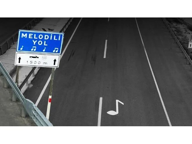 Türkiyədə bir ilk: “Melodiyalı yol” istifadəyə verildi – VİDEO