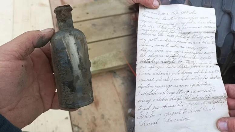 120 illik şüşədən çıxan məktub: "Rus qamçısının tərindən inləyirik" - FOTO