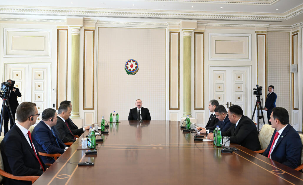 Prezident İlham Əliyev TDT-nin daxili işlər nazirlərini qəbul edib - FOTO