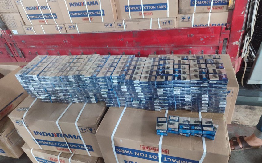 Ötən ay sərhəddə 3,7 milyon qaçaqmal tutulub
