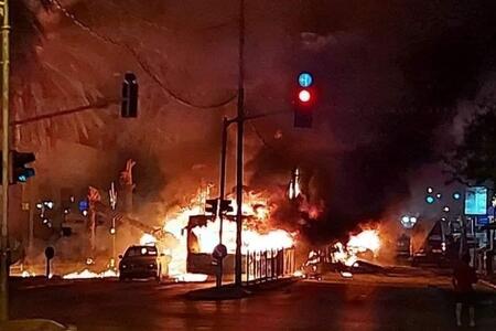 
İran raketlərindən bir neçəsi İsrailin MTN binasına dəydi