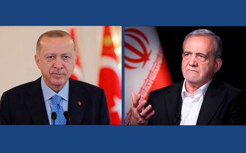 Ərdoğan yenidən Pezeşkianla danışıb