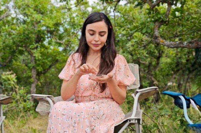 Leyla Əliyeva Xızıdan görüntülər paylaşıb