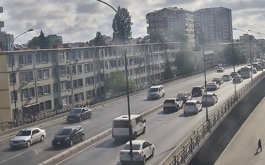 Bakıda bu yollarda tıxac var