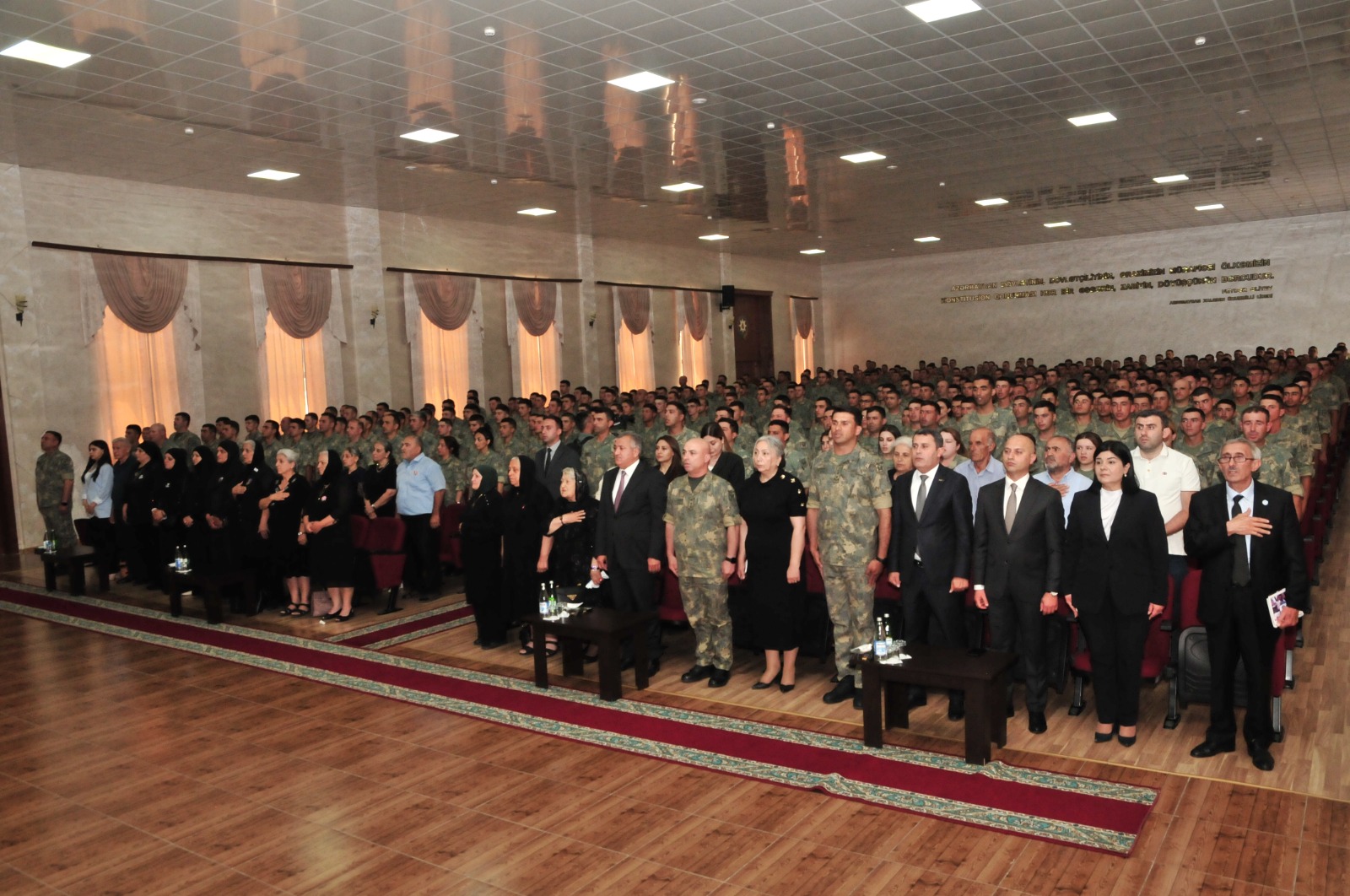 Azərbaycan Respublikası Silahlı Qüvvələr Günü”nə həsr olunmuş tədbir keçirildi - FOTO