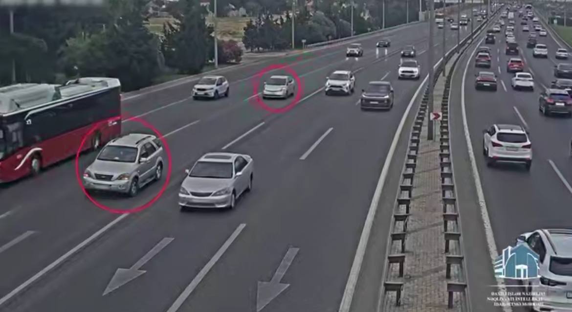 Nasaz avtomobil Bakıda qəzaya səbəb oldu – VİDEO