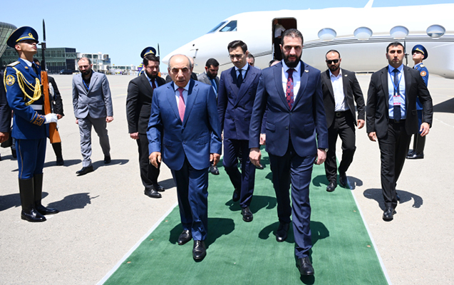 Suriya Prezidenti Azərbaycana gəlib