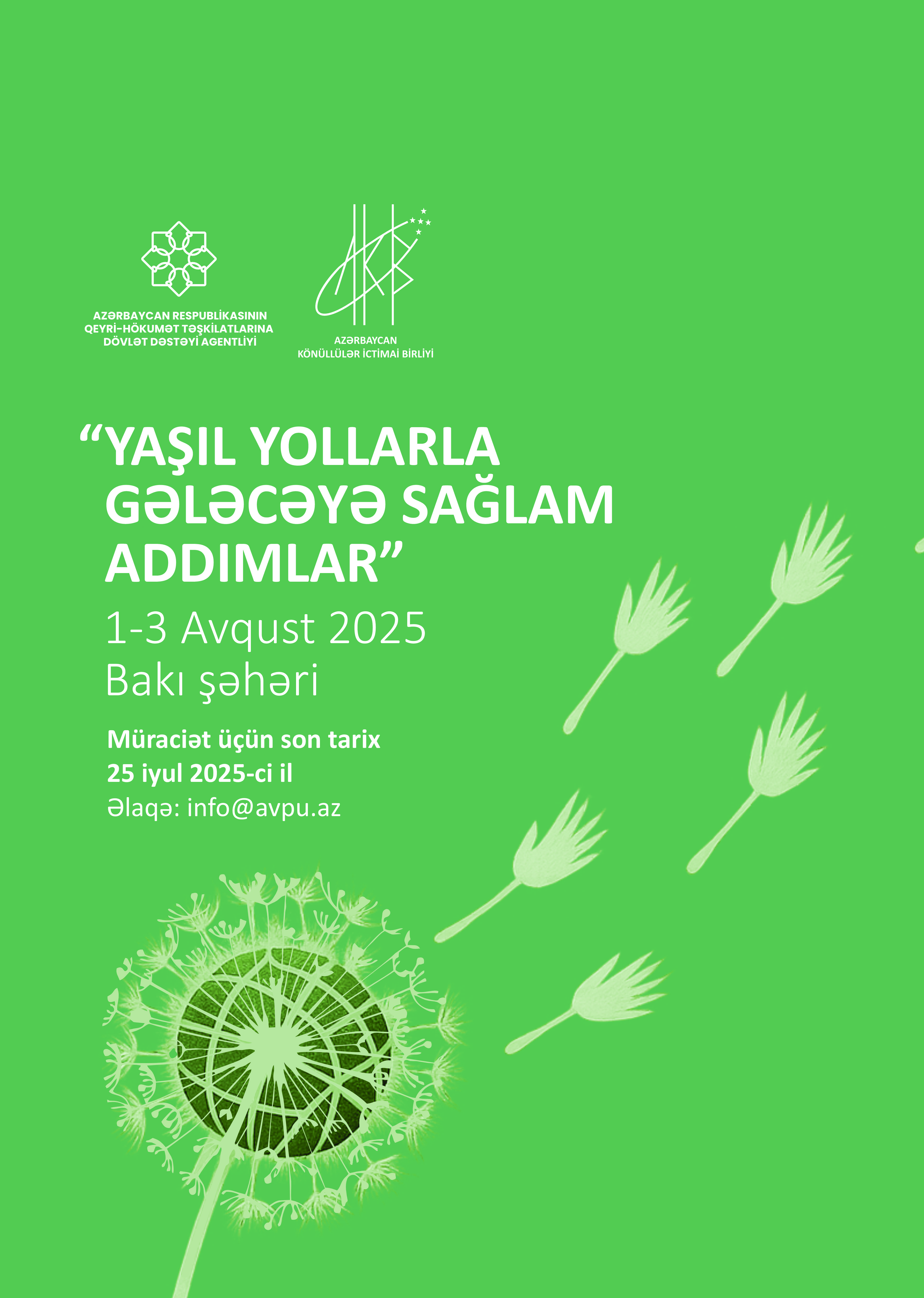 “Yaşıl yollarla gələcəyə sağlam addımlar” layihəsinə start verilir