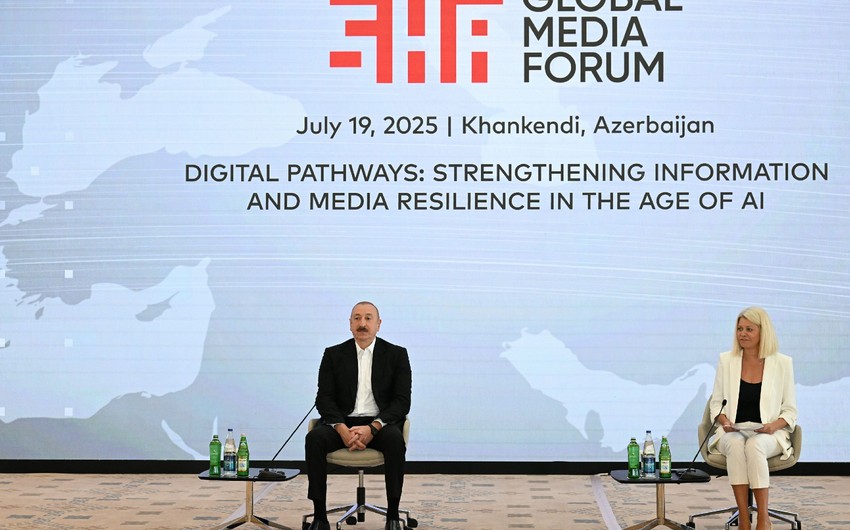 III Şuşa Qlobal Media Forumu keçirilir, İlham Əliyev tədbirdə iştirak edir- CANLI