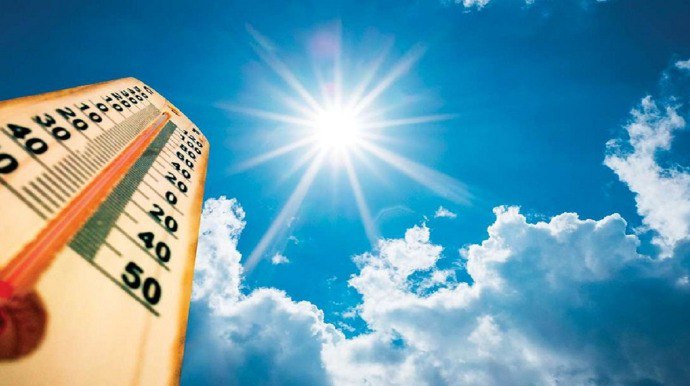 FAKTİKİ HAVA: Bəzi yerlərdə 41 dərəcə isti var