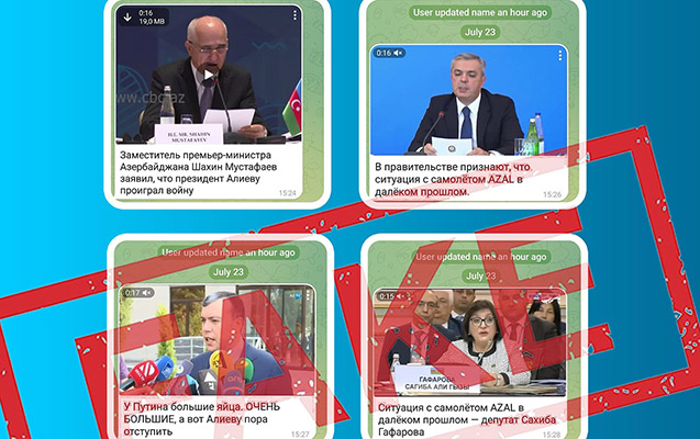 Bir sıra dövlət xadimləri adından saxta açıqlamalar yayıldı - FOTO