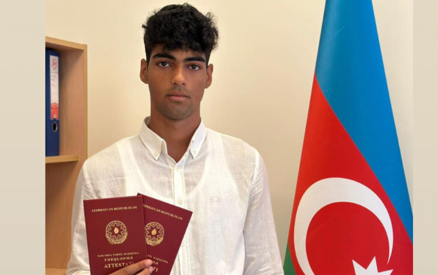 
Həm futbolçudur, həm də imtahanda 697 bal yığıb