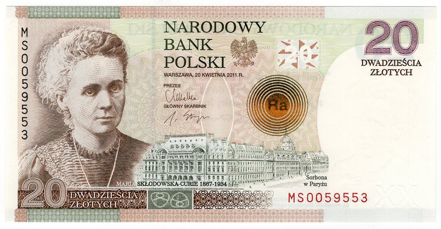 20 dollarlıq əskinas Fransa və Polşanı bir-birinə vurdu