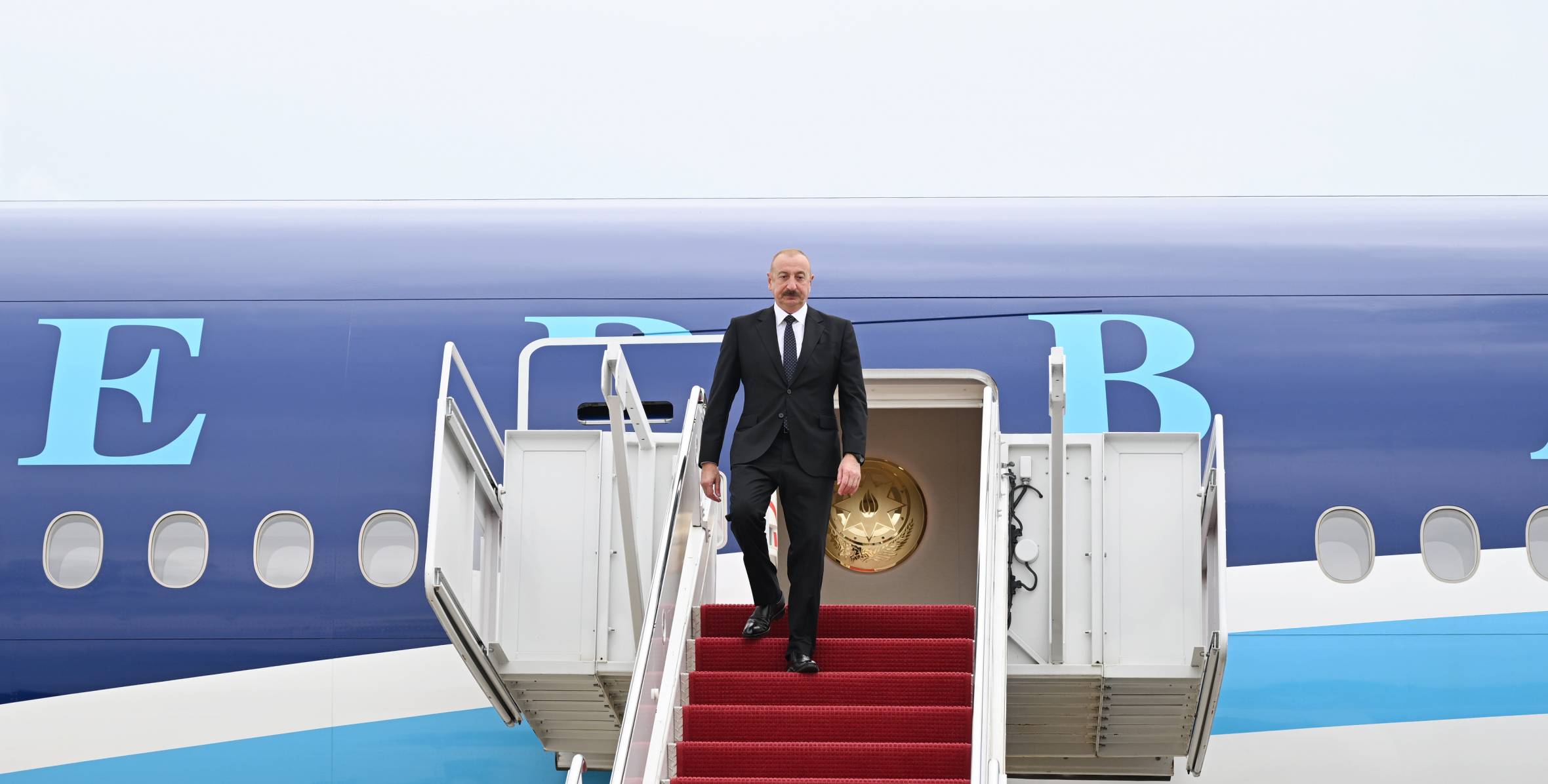 İlham Əliyev Vaşinqtona gedib - FOTOLAR